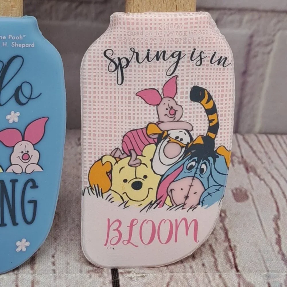 Disney Winnie The Pooh Graphics Spring 4pc‎ Mini Silcone Spatula Set